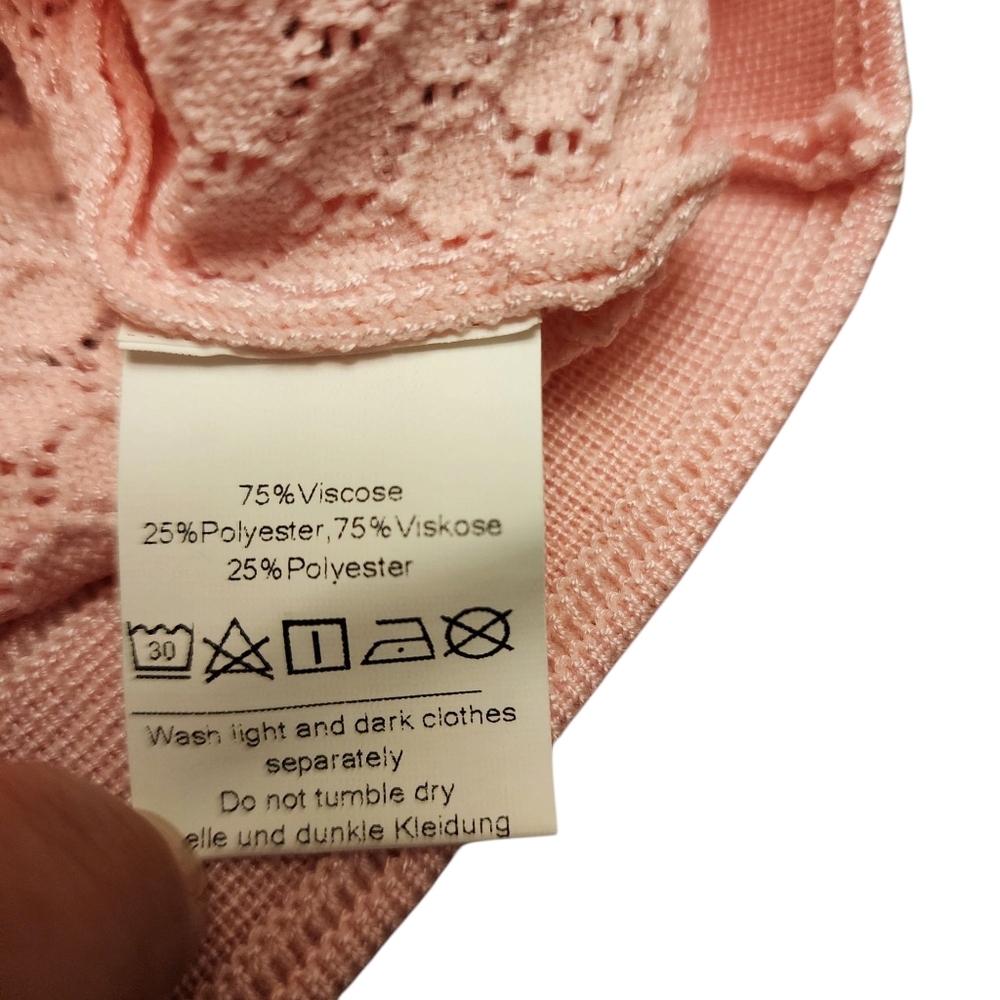 Grace Karin Light Pink Cardigan Sweater Size M NWT - Picture 11 of 14